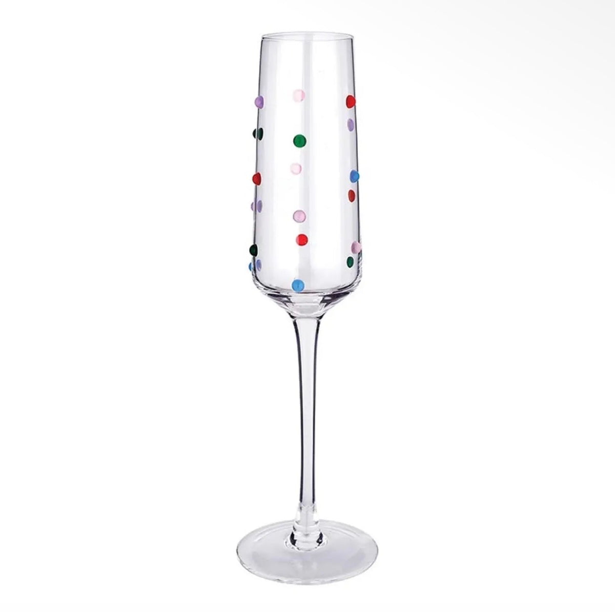 BEADED CHAMPAGNE GLASS