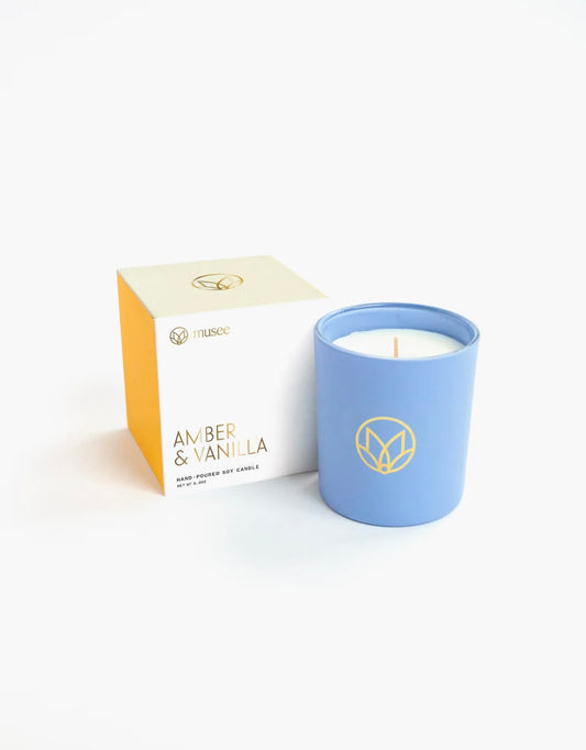 Musee Amber & Vanilla Soy Candle